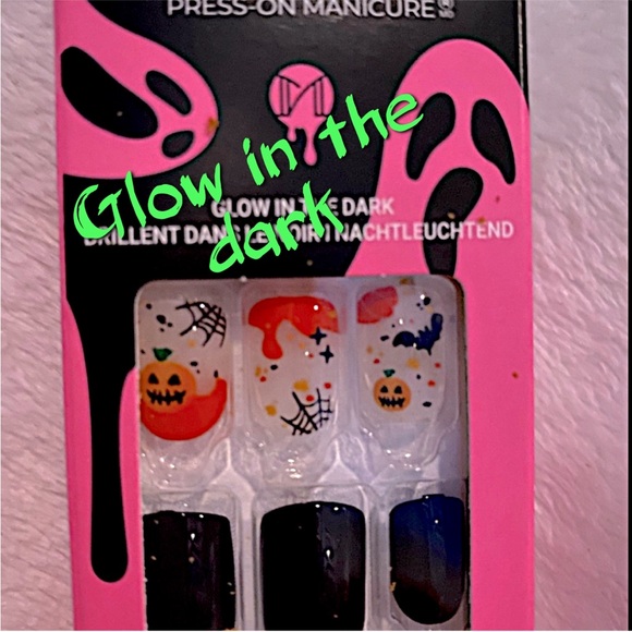 Kiss Other - Nails, 🟢Glow in the Dark🟢, Press-On, Halloween, NEW